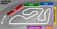 Tribune JAUNE (Amarilla) <br> Circuit Ricardo Tormo <br> MotoGP CHESTE - Valence